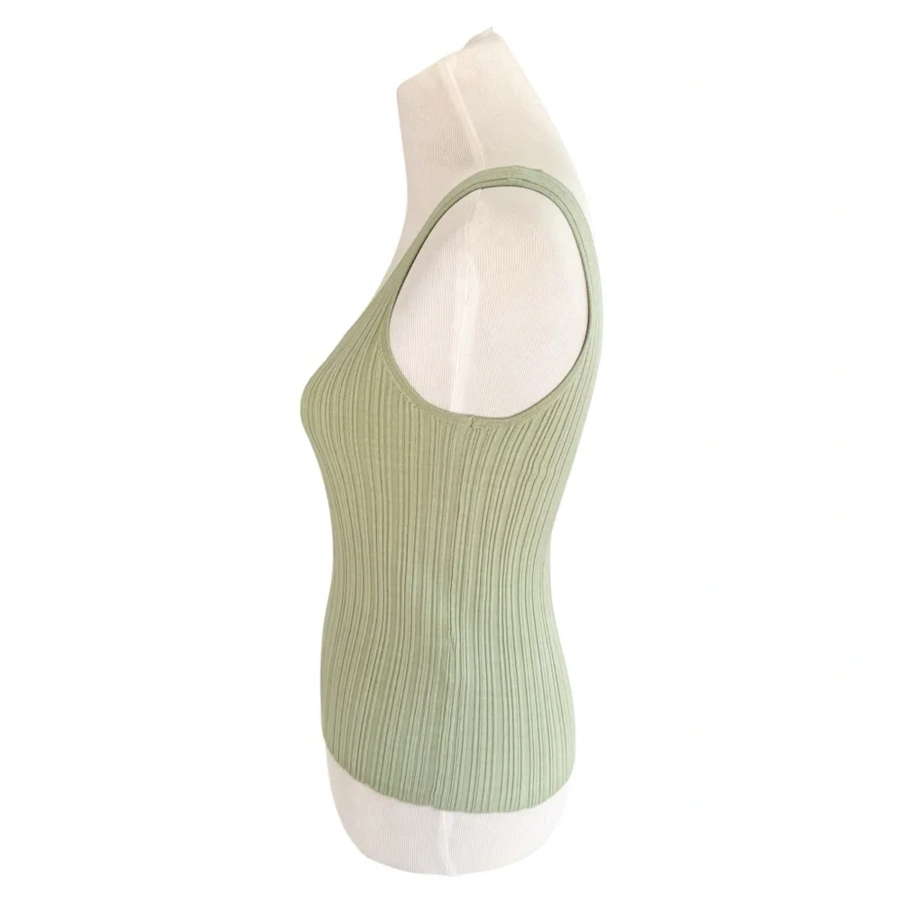 Madewell The Signature Knit Scoopneck Sweater Tank in Pistachio Green Women’s S - Picture 8 of 11